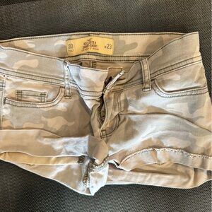Hollister Camo Jean Shorts